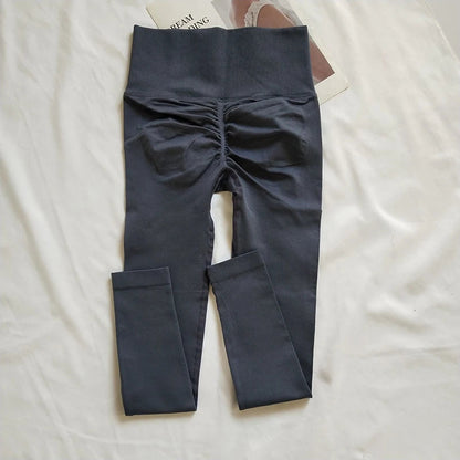 Seamless High Waist Yoga Leggings for Gym, Running, and Sport - Quick Dry Scrunch Butt Pants Novara Shop   Novara Shop