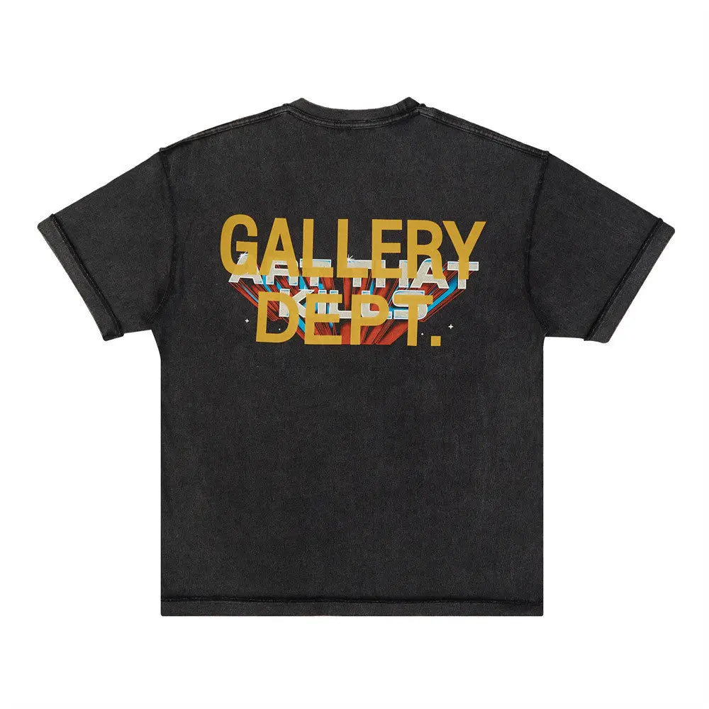 Letter Print Short-sleeve T-shirt Men Novara Shop   Novara Shop