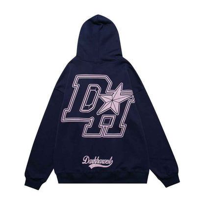 Fashion Hoodie Men with Printed Letters for Trendy Style