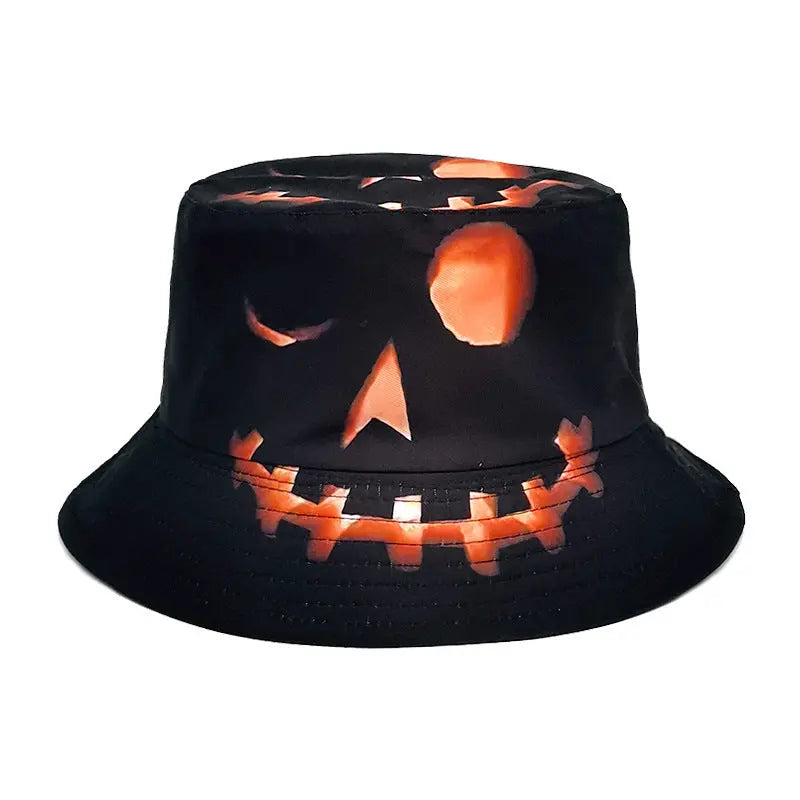 Halloween Hats Creative Cartoon Pumpkin Grimace Printed Sun-shade Fisherman Hat Novara Shop  18.38 Novara Shop 1 Style / M  18.38