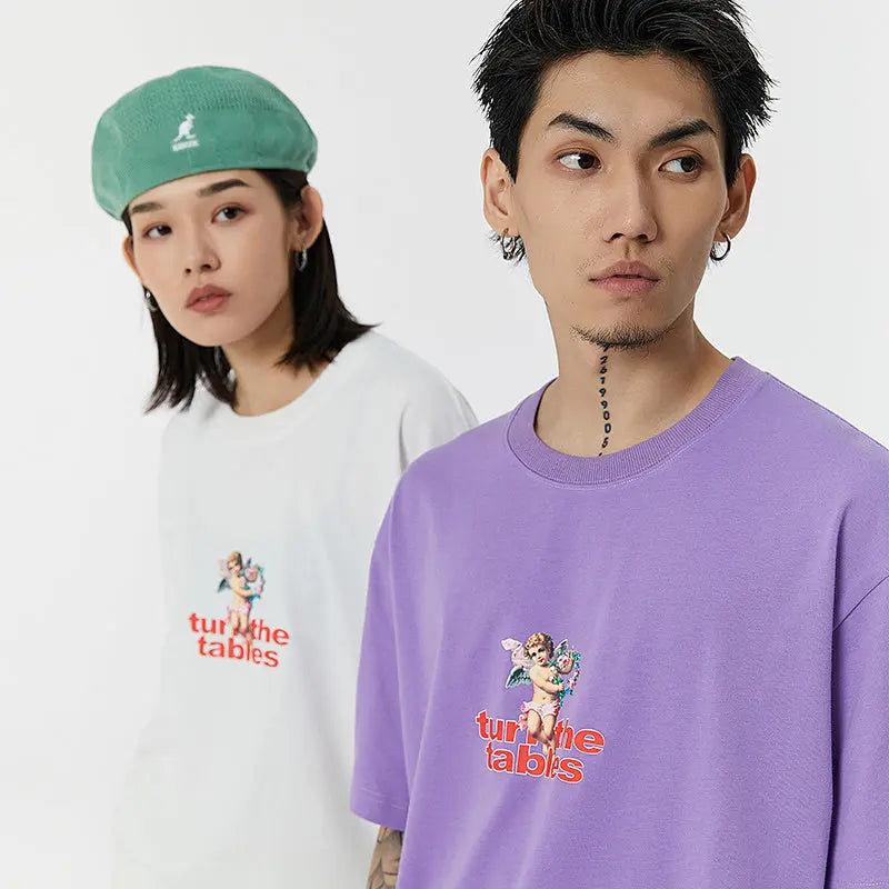 Angel print T-shirt Novara Shop   Novara Shop