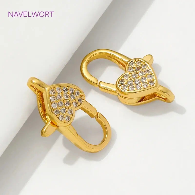 Gold Lobster Clasps | Zircon Lobster Clasp | Novara Shop