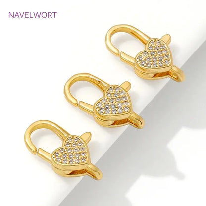 Gold Lobster Clasps | Zircon Lobster Clasp | Novara Shop