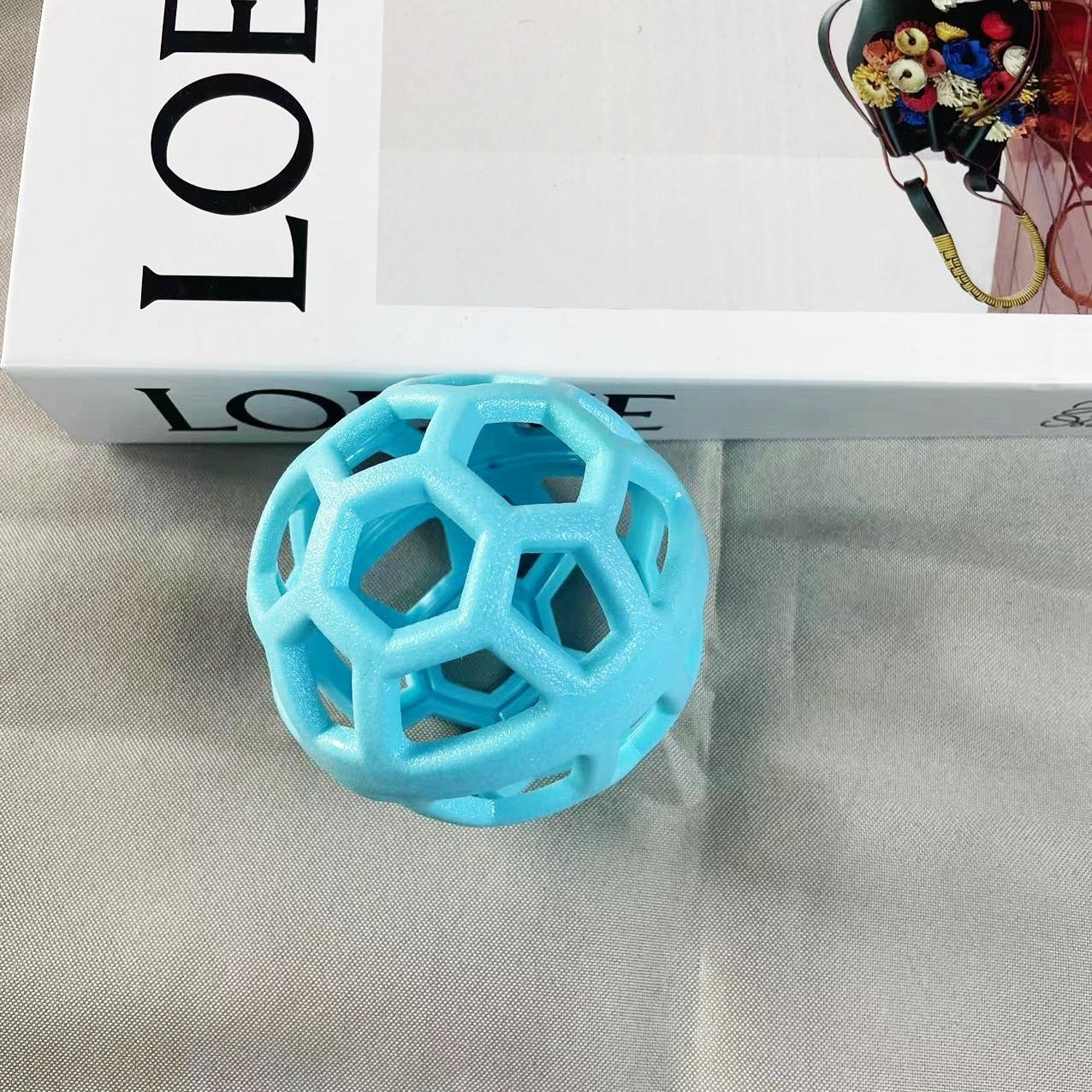 Dog Chew Ball Toy TPR Pets Interactive Training Toys For Small Large Dog Teeth Cleaning Molar Supplies Outdoor Pets Ball Toy Novara Shop  23.99 Novara Shop Blue Empty Ball 9cm  23.99
