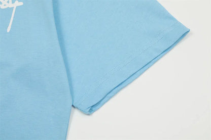 Fashion Letter Print Short-sleeve T-shirt Men Novara Shop   Novara Shop