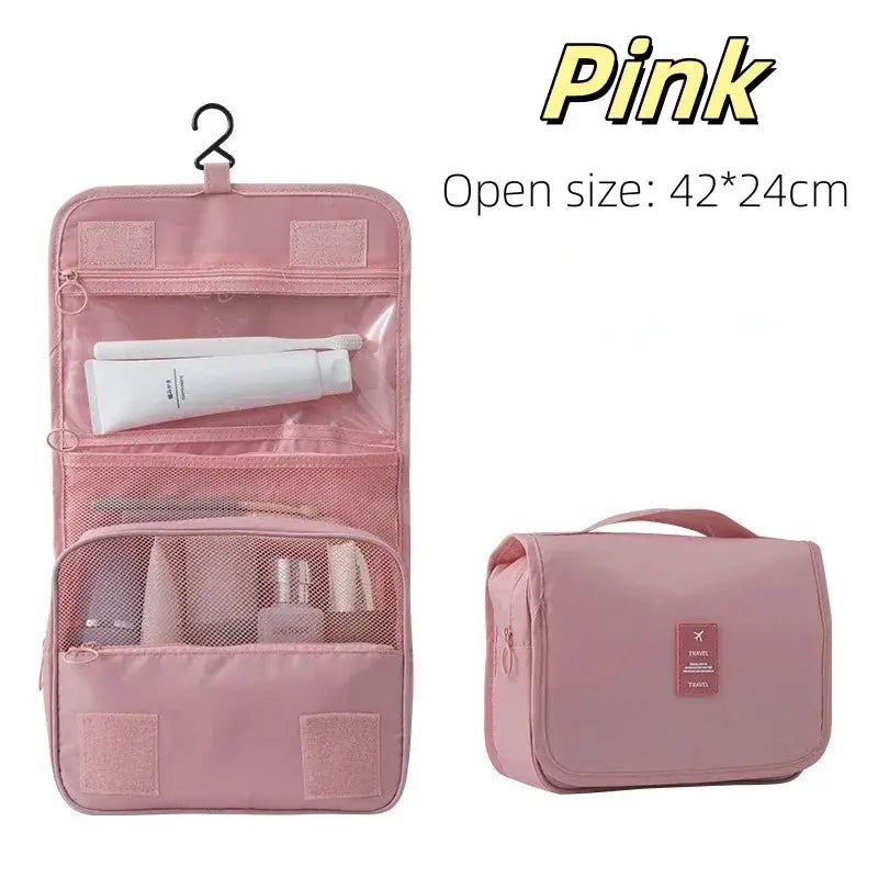 Large Travel Makeup Bag - Capacity Dry Wet Separation Handheld Storage Bag, Washable Multi-Functional Hanging Makeup Bag Novara Shop   Novara Shop