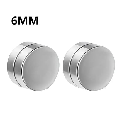 1Pairs Crystal Strong Magnetic Ear Stud Clip Earrings for My Novara Shop   Novara Shop