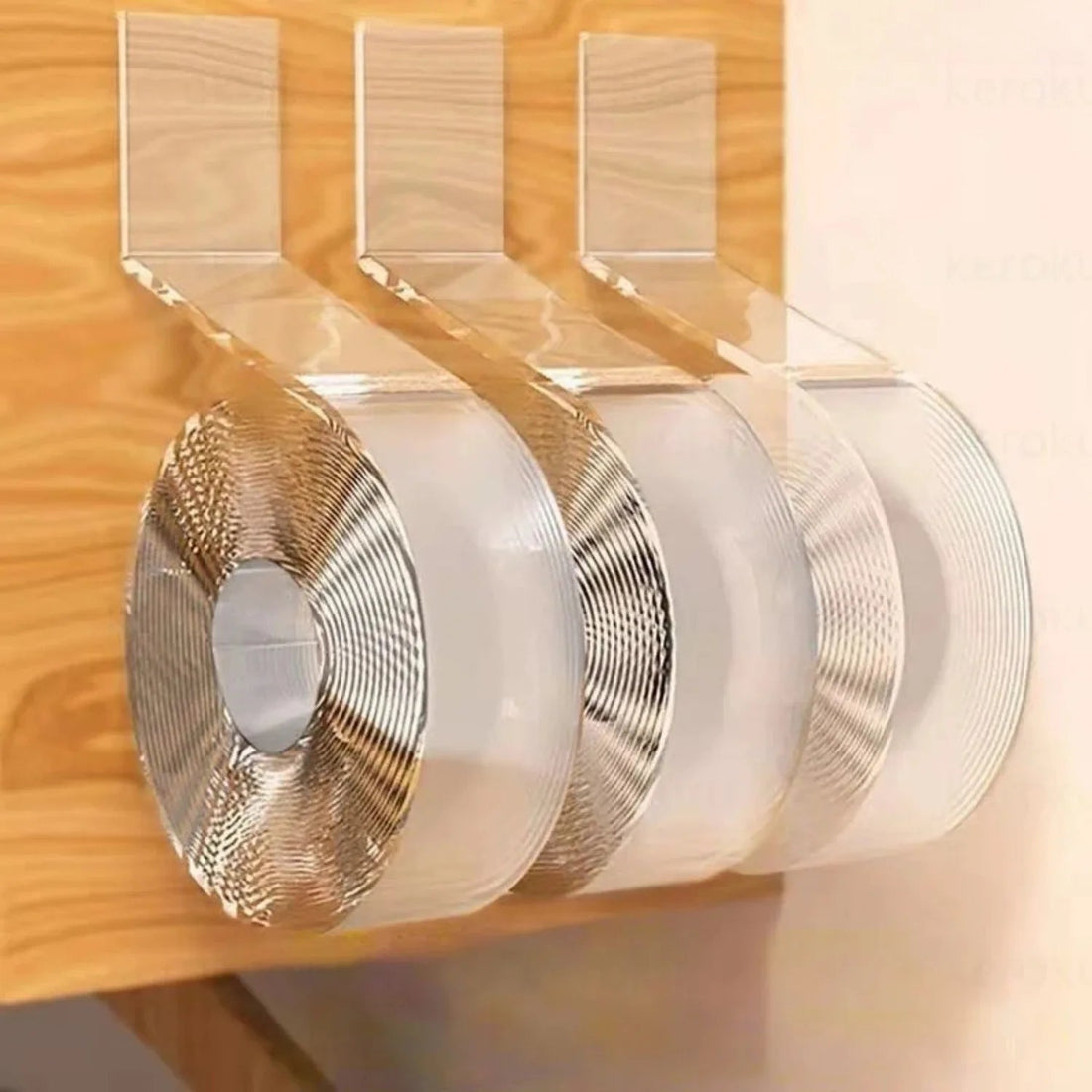 1M/3M/5M Double Sided Transparent Tape - Reusable Waterproof Acrylic Adhesive Nano Tape Novara Shop 1/3/5M Double Sided Tape Transparent Acrylic Reusable Waterproof Adhesive Tracsless Tape Gadget Doble Cara Nano Tapes  Novara Shop  1/3/5M Double Sided Tape Transparent Acrylic Reusable Waterproof Adhesive Tracsless Tape Gadget Doble Cara Nano Tapes