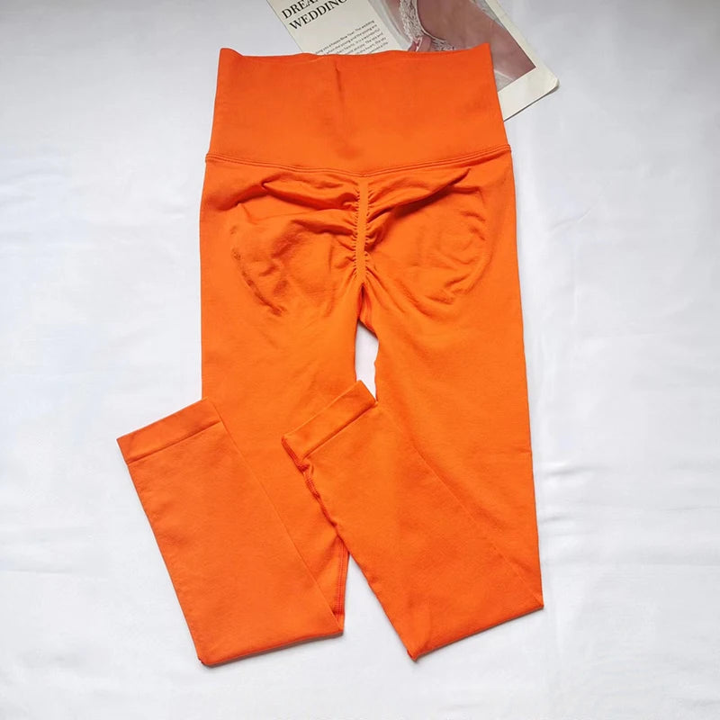 Seamless High Waist Yoga Leggings for Gym, Running, and Sport - Quick Dry Scrunch Butt Pants Novara Shop   Novara Shop