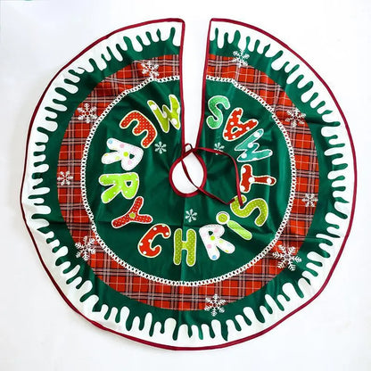 Christmas tree skirt Christmas tree decorations Christmas gifts Christmas scene matching - Novarashop