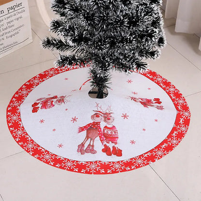 Christmas tree skirt Christmas tree decorations Christmas gifts Christmas scene matching - Novarashop