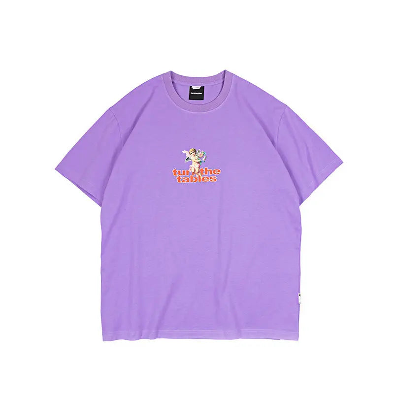 Angel print T-shirt Novara Shop  53.41 Novara Shop Purple / XL  53.41