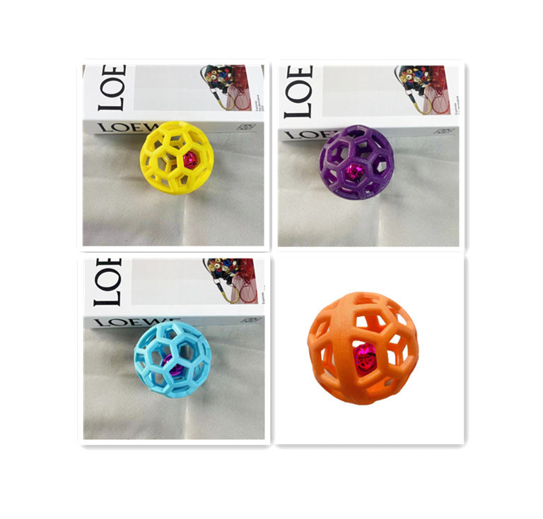 Dog Chew Ball Toy TPR Pets Interactive Training Toys For Small Large Dog Teeth Cleaning Molar Supplies Outdoor Pets Ball Toy Novara Shop  23.99 Novara Shop Bell Ball Set  23.99