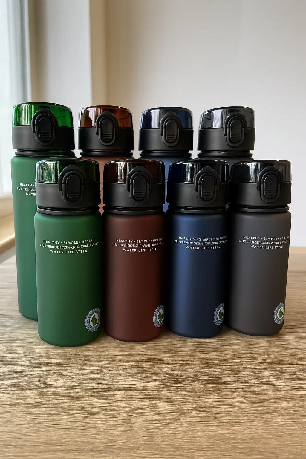 Brand BPA Free Leak Proof Sports Water Bottle High Quality Tour Hiking Portable My Favorite Drink Bottles 400ml 560ml - Novarashop