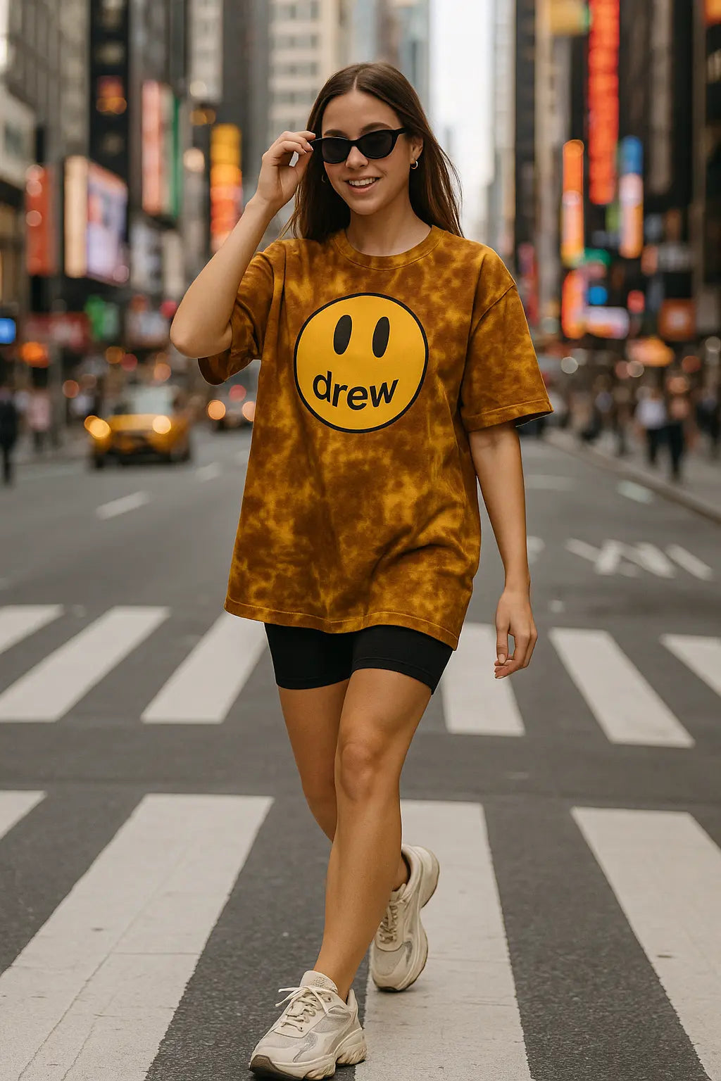Drew House New Mens Clothing Printing logo T shirt men&