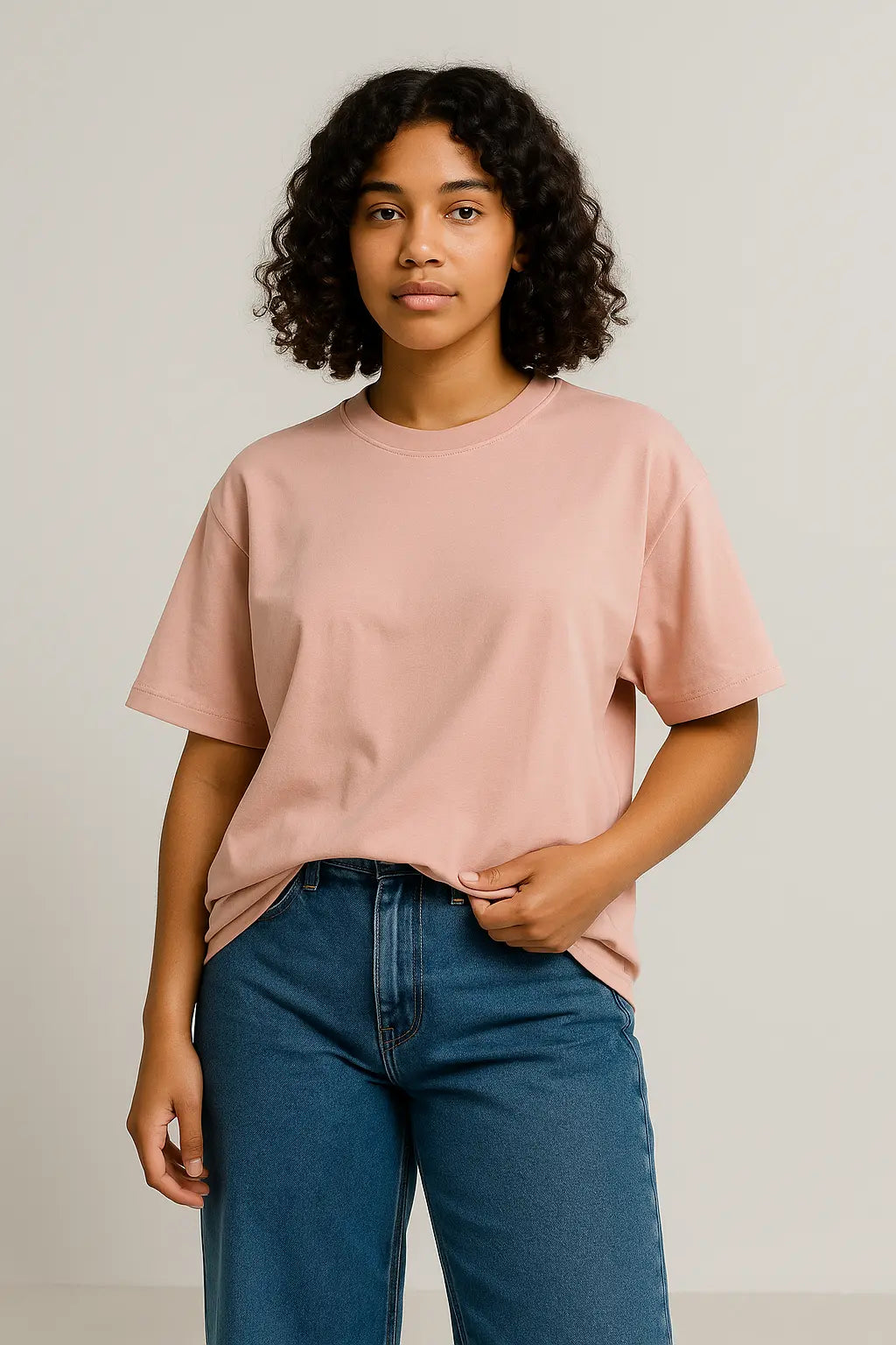 High Qualtity Oversized Heavy T-shirt for Men &amp; Women Short Sleeve Tee Cotton Solid Color Trend Leisure Green White Black Novara Shop