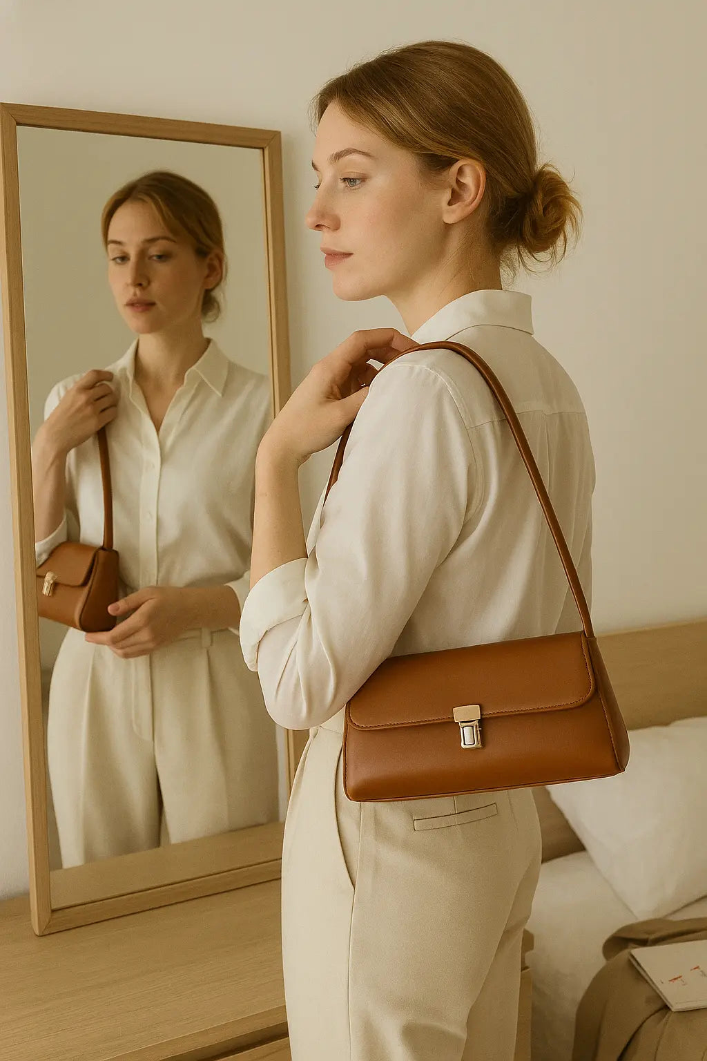 Leather Crossbody Bag | Women&