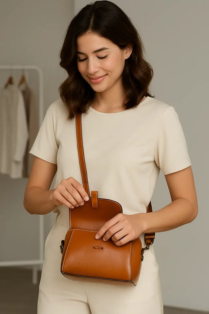 Oil Wax Cowhide Genuine Leather Crossbody Small Bag for Women Fashionable Versatile Shoulder Shell Handbag Lady Casual Phone Bag Novara Shop Oil Wax Cowhide Genuine Leather Crossbody Small Bag for Women Fashionable Versatile Shoulder Shell Handbag Lady Casual Phone Bag  Novara Shop  Oil Wax Cowhide Genuine Leather Crossbody Small Bag for Women Fashionable Versatile Shoulder Shell Handbag Lady Casual Phone Bag
