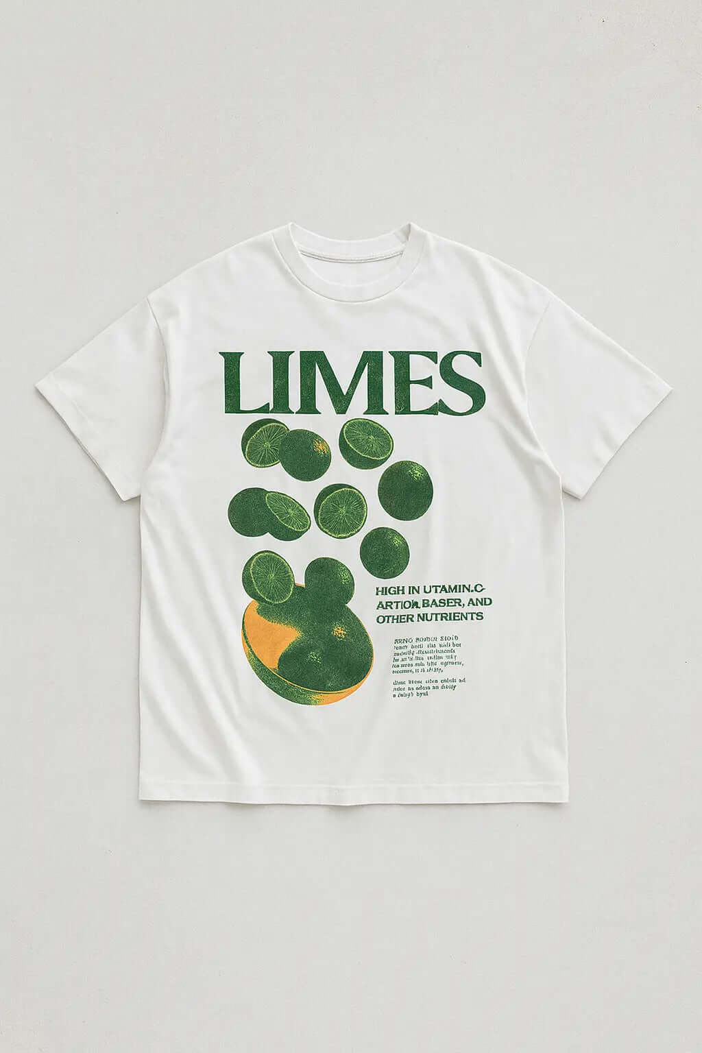Vintage Fruit Bike Furniture Printed T Shirt Graphic T Shirt High Quality Men&