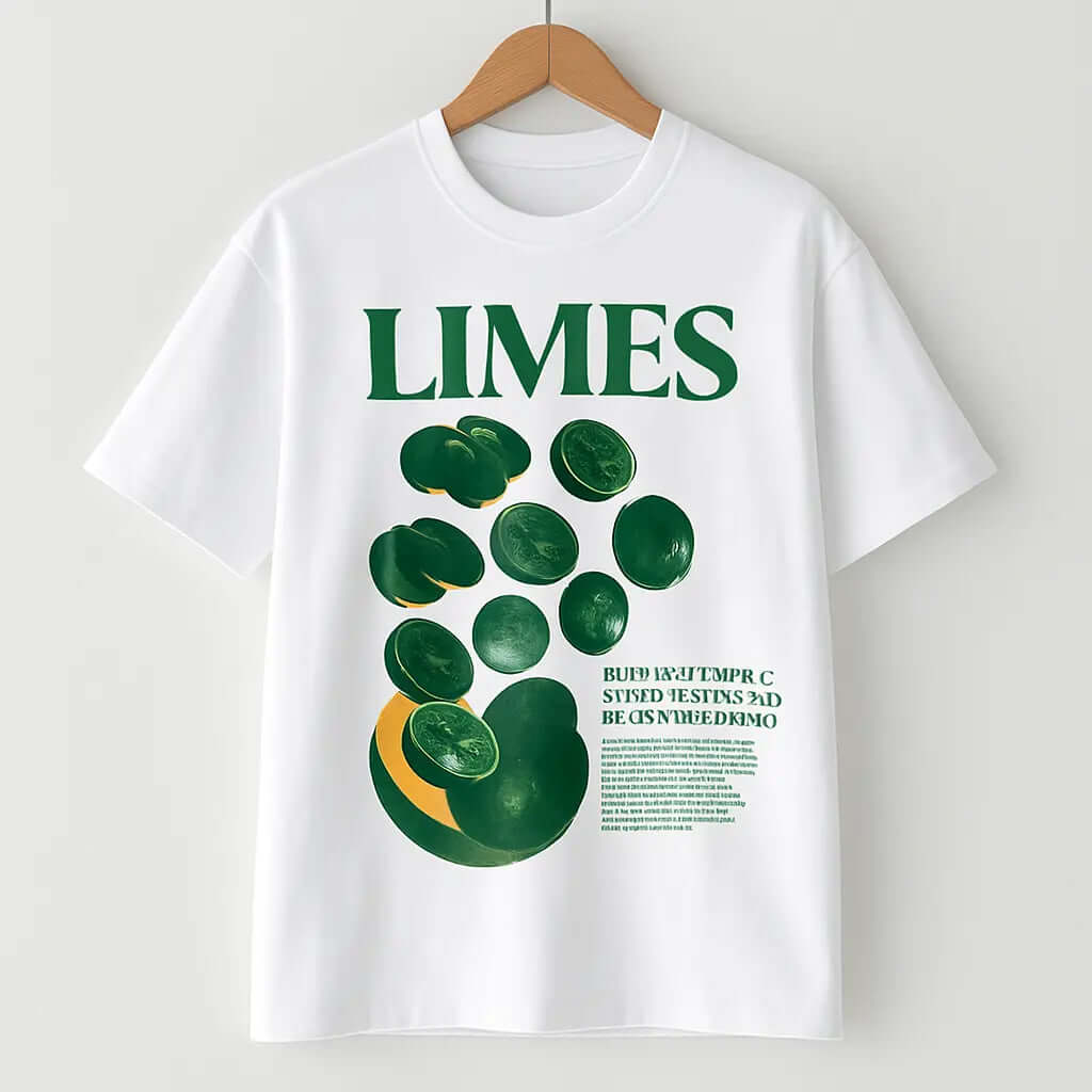 Vintage Fruit Bike Furniture Printed T Shirt Graphic T Shirt High Quality Men&