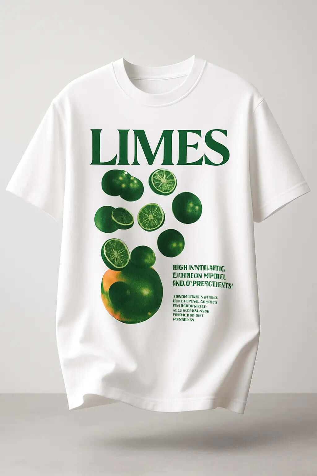 Vintage Fruit Bike Furniture Printed T Shirt Graphic T Shirt High Quality Men&