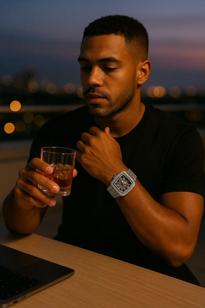 Square Quartz Wristwatch | Men&