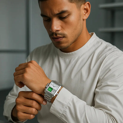 Men’s Leather Watch | Luxury Quartz Watch | Novara Shop