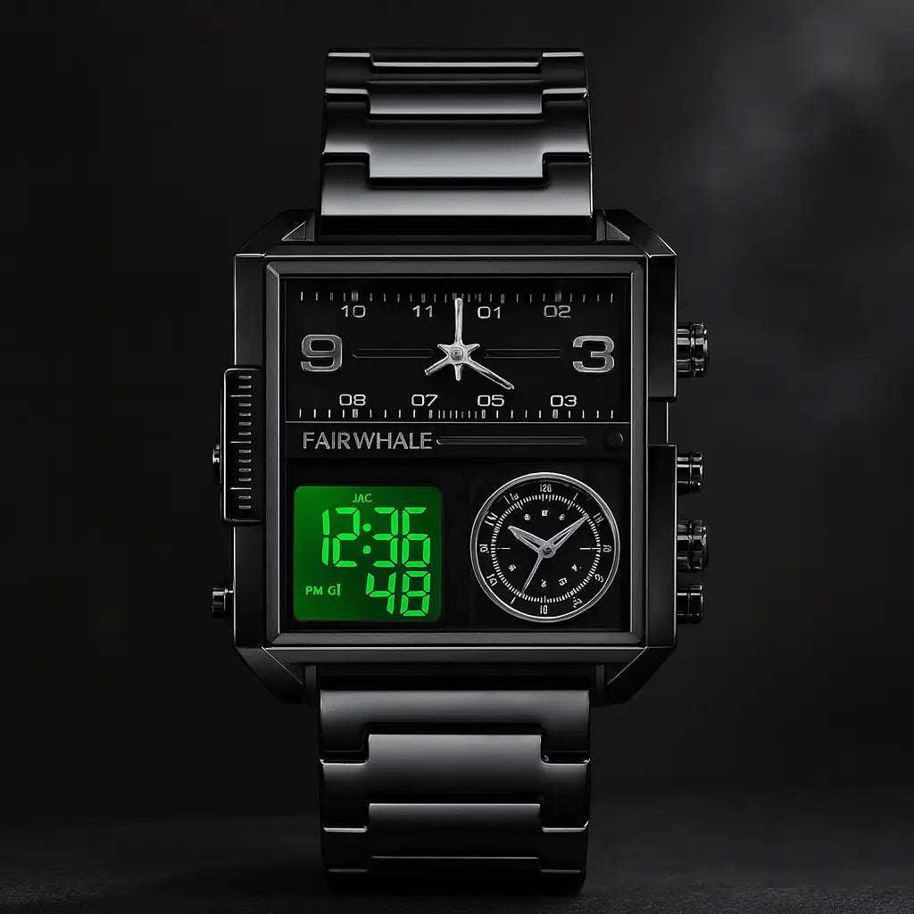 Men’s Leather Watch | Luxury Quartz Watch | Novara Shop