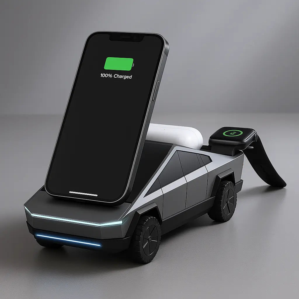 Desktop Wireless Charger | 3-In-1 Wireless Charger | Novara Shop