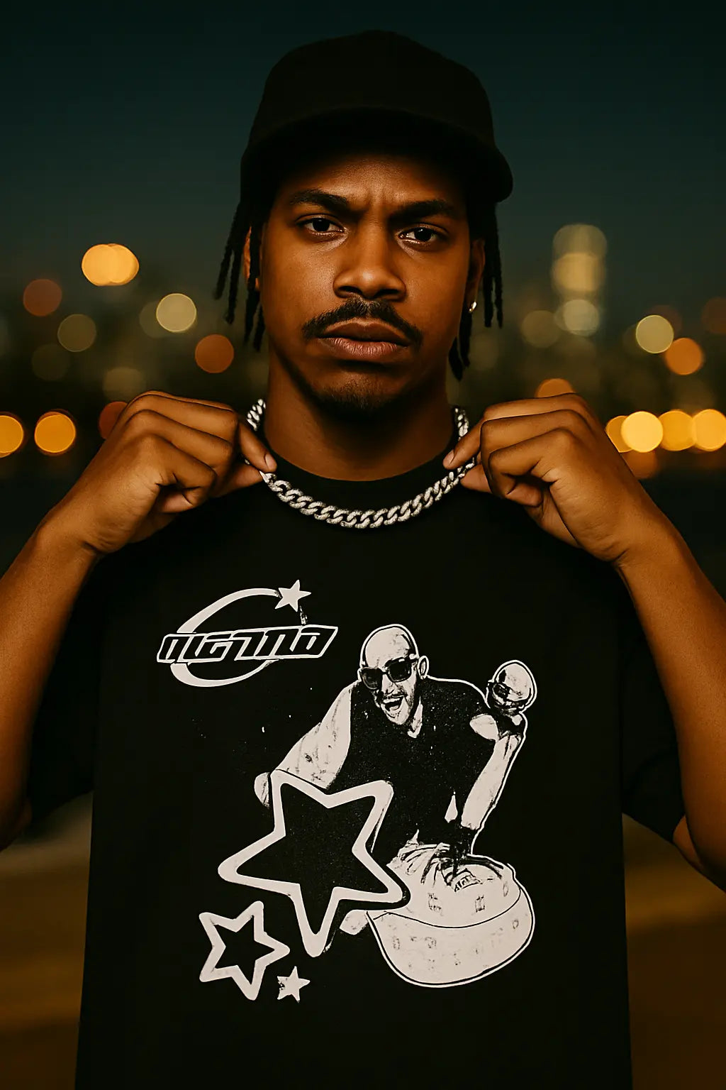 Big Steppa Y2K Garment Dyed Boxy T Shirt Black Opium Fashion Streetwear Unisex Men Women Cotton Crew Neck Vintage Novara Shop