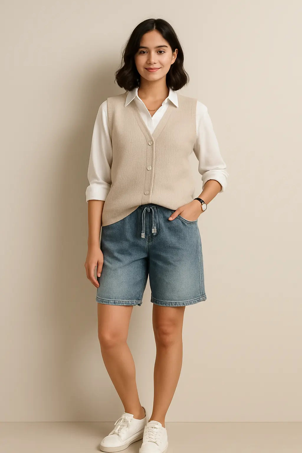 High Quality 2025 New Vest Knitted Cardigan in Stock Women&