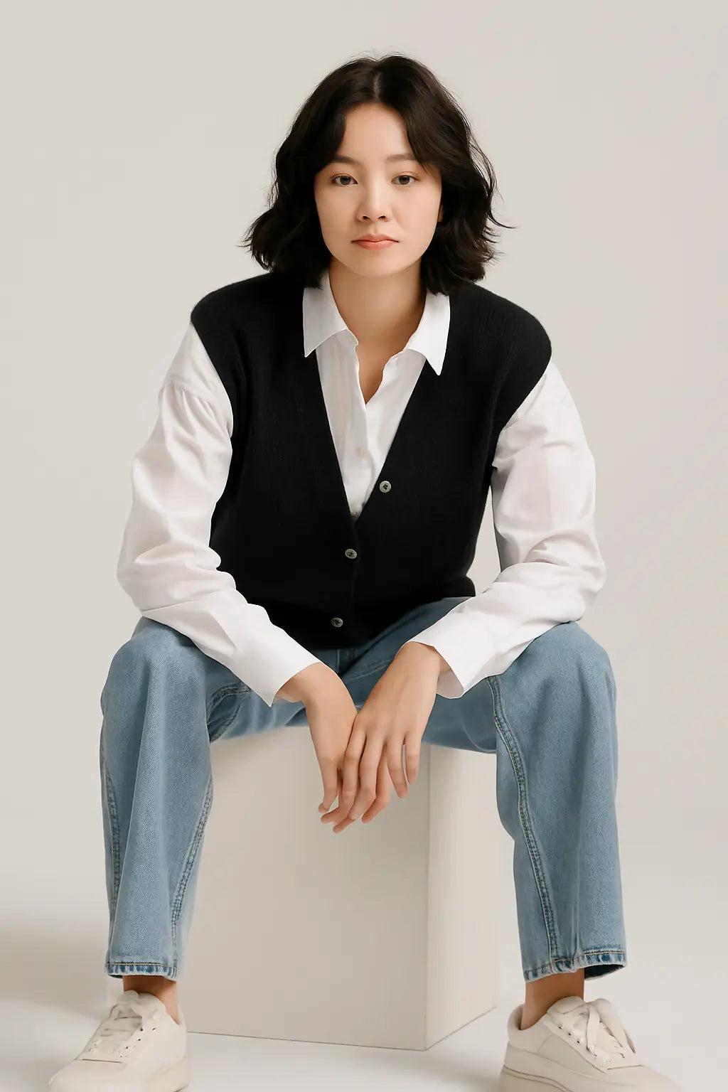 High Quality 2025 New Vest Knitted Cardigan in Stock Women&