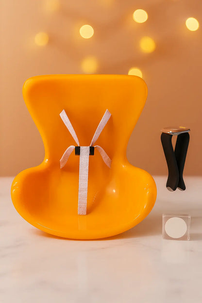 2025 Hot For Labubu Car Doll Safety Seat for 17cm Cartoon Chair Model Car Seat Outlet Decor for Doll Car Interior Styling Novarashop
