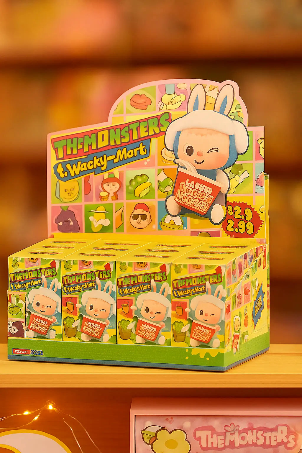 THE MONSTERS Wacky Mart Series Genuine Blind Box Toys Kawaii Anime Action Figure Caixa Caja Surprise Mystery Box Dolls Girl Gift Novarashop