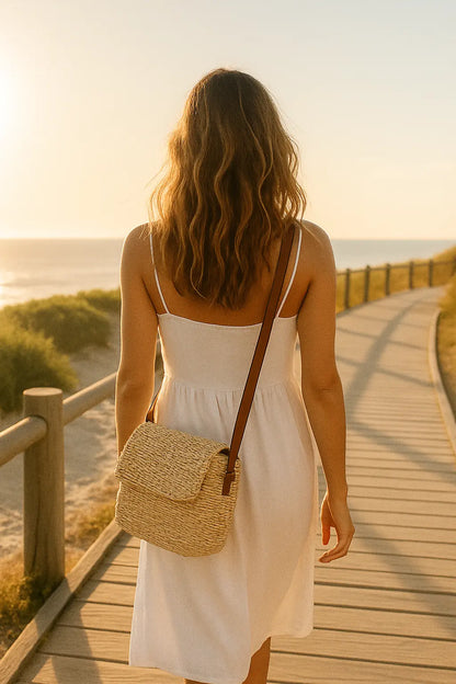 Woven Crossbody Bag | Women&