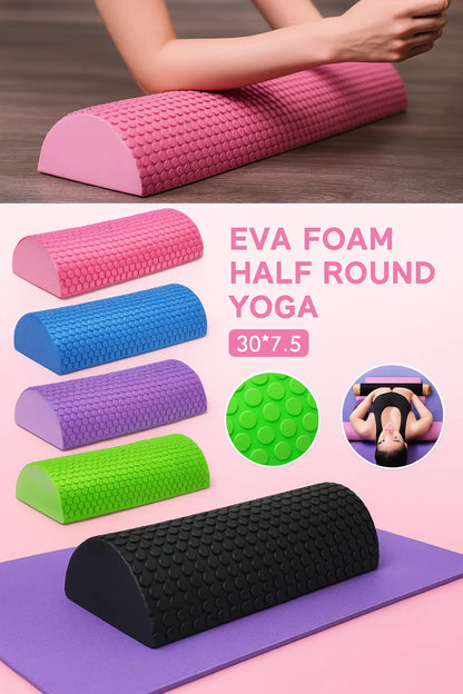 30/33cm Fitness Foam Roller Yoga Massage Roller EPP Pilates Foam Body Muscle Massage Roller Therapy Exercises Gym Home Exercise - Novarashop