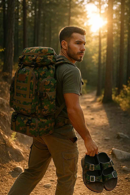 2025 New 80L Waterproof Hiking Backpack for Camping and Trekking - Large Capacity Rucksack for Outdoor Sports, Men and Women
