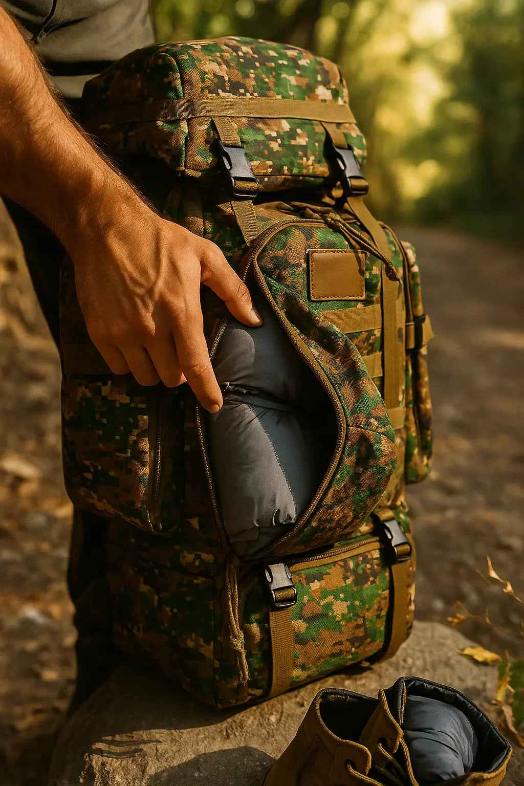 2025 New 80L Waterproof Hiking Backpack for Camping and Trekking - Large Capacity Rucksack for Outdoor Sports, Men and Women