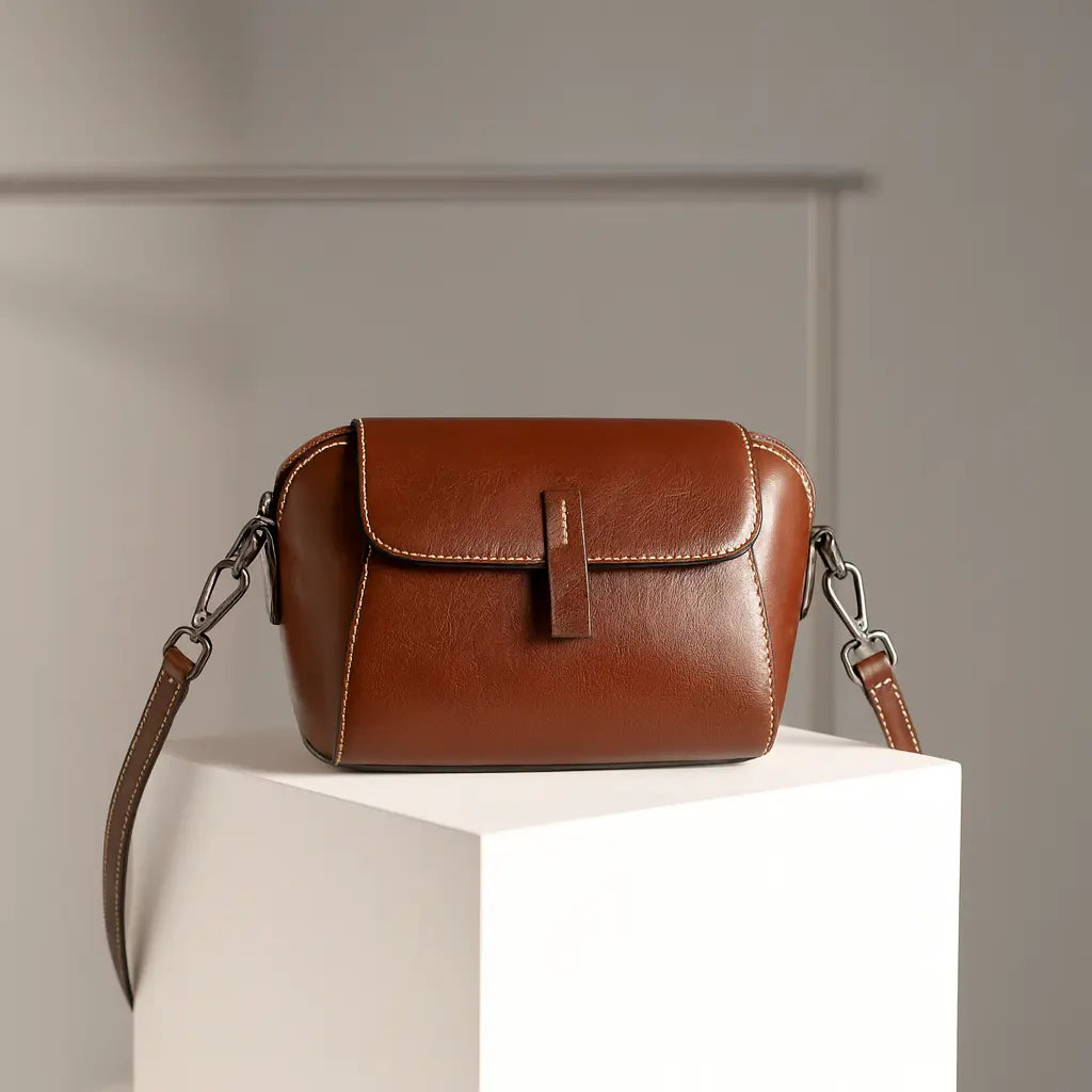 Oil Wax Cowhide Genuine Leather Crossbody Small Bag for Women Fashionable Versatile Shoulder Shell Handbag Lady Casual Phone Bag Novara Shop Oil Wax Cowhide Genuine Leather Crossbody Small Bag for Women Fashionable Versatile Shoulder Shell Handbag Lady Casual Phone Bag 54.36 Novara Shop Coffee / 23x10x15cm Oil Wax Cowhide Genuine Leather Crossbody Small Bag for Women Fashionable Versatile Shoulder Shell Handbag Lady Casual Phone Bag 54.36