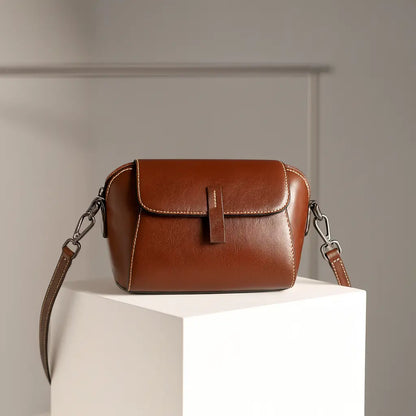 Oil Wax Cowhide Genuine Leather Crossbody Small Bag for Women Fashionable Versatile Shoulder Shell Handbag Lady Casual Phone Bag Novara Shop Oil Wax Cowhide Genuine Leather Crossbody Small Bag for Women Fashionable Versatile Shoulder Shell Handbag Lady Casual Phone Bag 54.36 Novara Shop Coffee / 23x10x15cm Oil Wax Cowhide Genuine Leather Crossbody Small Bag for Women Fashionable Versatile Shoulder Shell Handbag Lady Casual Phone Bag 54.36