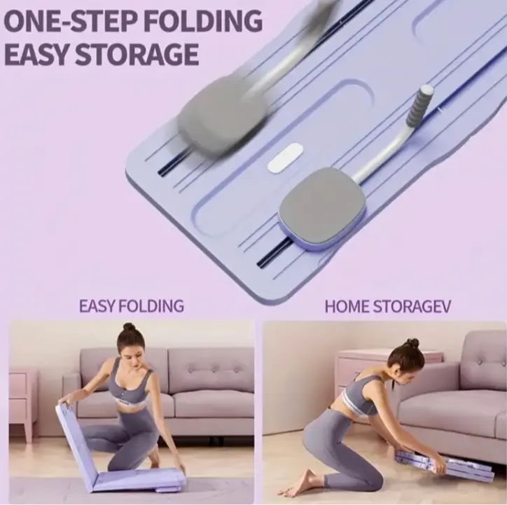 Commercial Home Foldable Pilates Board Multifunctional Reformer Abdominal Core Trainer Ab Exercise Roller Workout Equipment - Novarashop