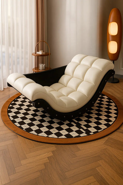 Warming Banana Rocking Chair Simple Lazy Solid Wood Single Sofa New Balcony Lounge Chair Living Room Home Retro Leisure Shake - Novarashop