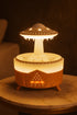 350ml mini aroma air humidifier with rain cloud mist and LED lights