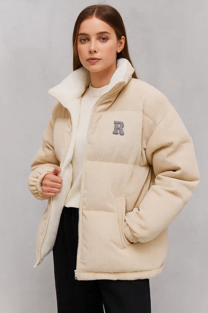 Thickened Double-sided Wear Berber Fleece Cotton Coat Cotton-padded Clothes For Men And Women Novara Shop  118.80 Novara Shop Khaki / XL  118.80