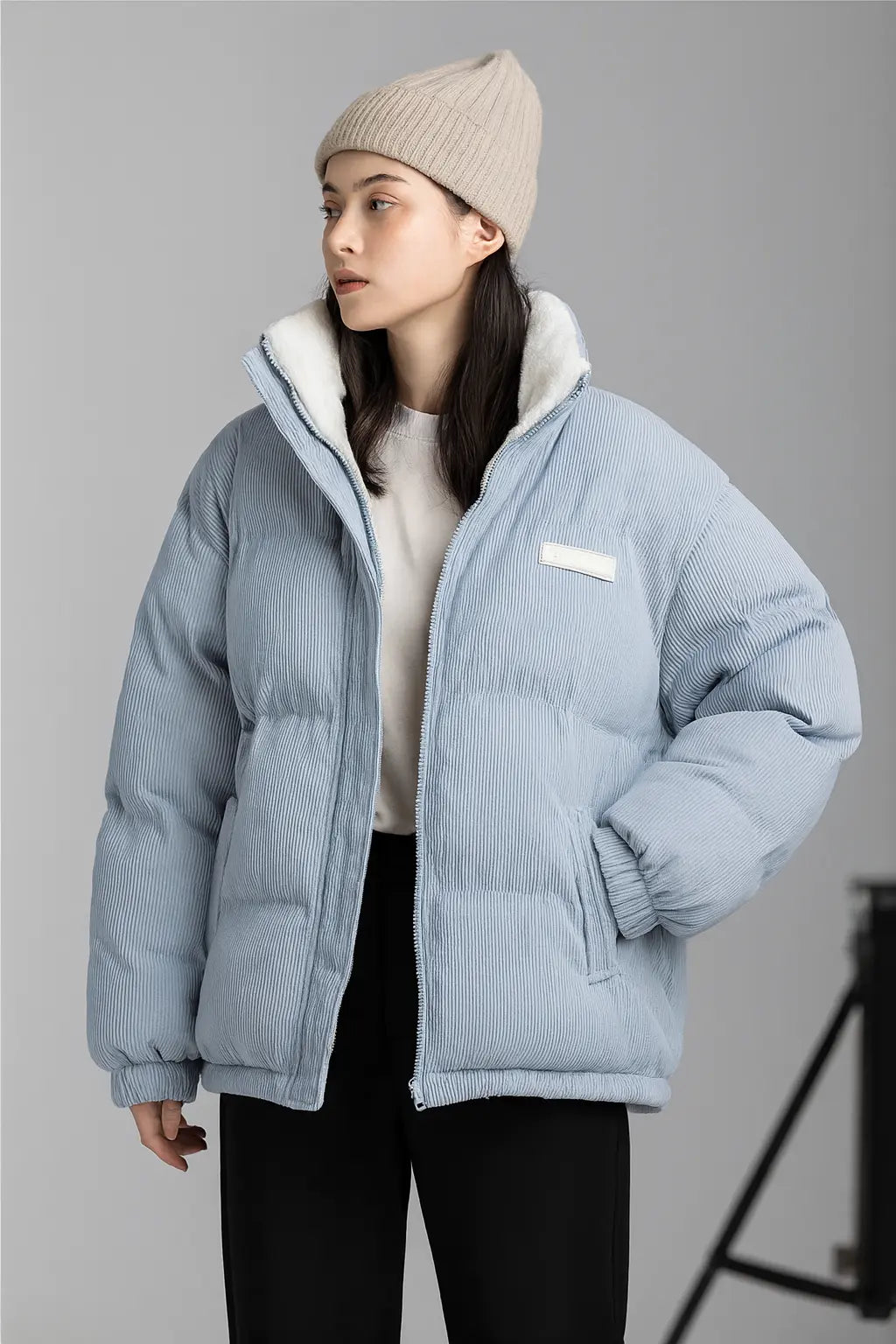 Thickened Double-sided Wear Berber Fleece Cotton Coat Cotton-padded Clothes For Men And Women Novara Shop  118.80 Novara Shop Moonlight Blue / 2XL  118.80