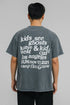 Letter Print Short-Sleeved T-Shirt Men Novara Shop  45.22 Novara Shop Grey / M  45.22