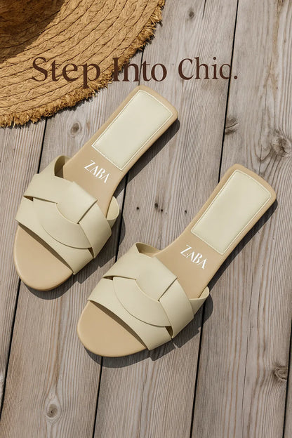 Luxury Designer Women Sandals 2025 New Woven with Comfortable Women&