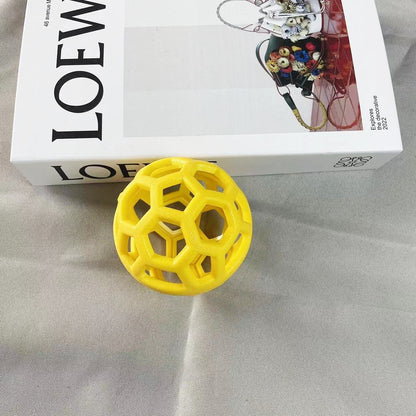 Dog Chew Ball Toy TPR Pets Interactive Training Toys For Small Large Dog Teeth Cleaning Molar Supplies Outdoor Pets Ball Toy Novara Shop  23.99 Novara Shop Yellow Empty Ball 9cm  23.99