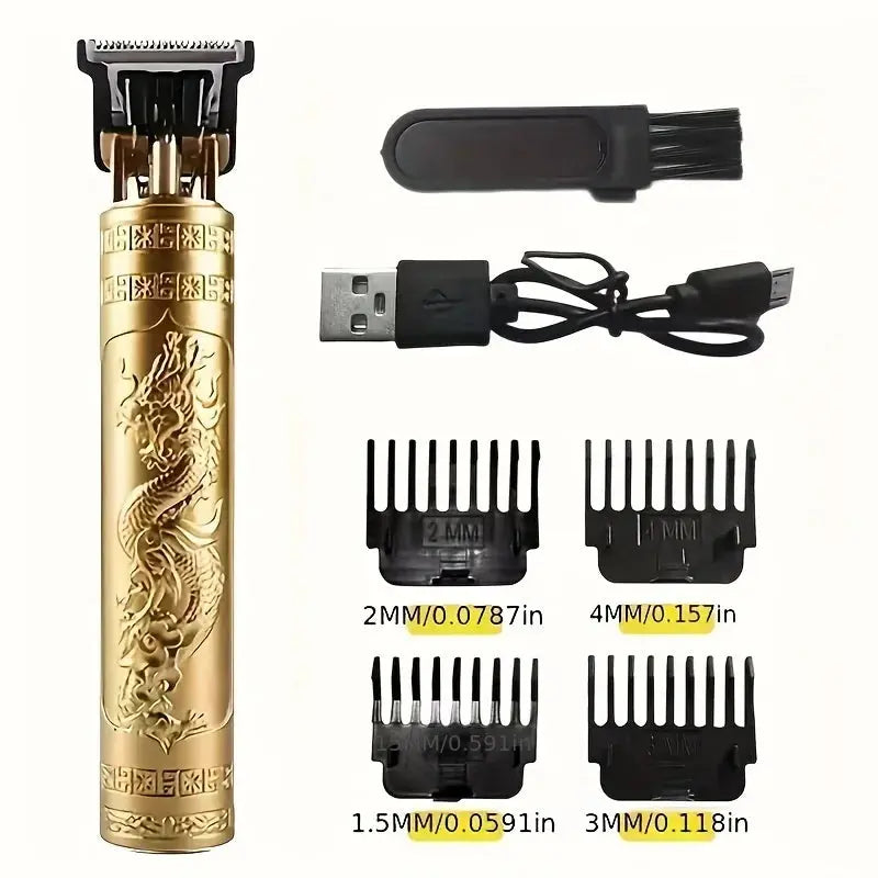 Vintage T9 Hair Clipper Beard Shaving Body Hair Trimmer Clippers Electric Men Haircut Machine 0mm Barber Shaver Novara Shop   Novara Shop