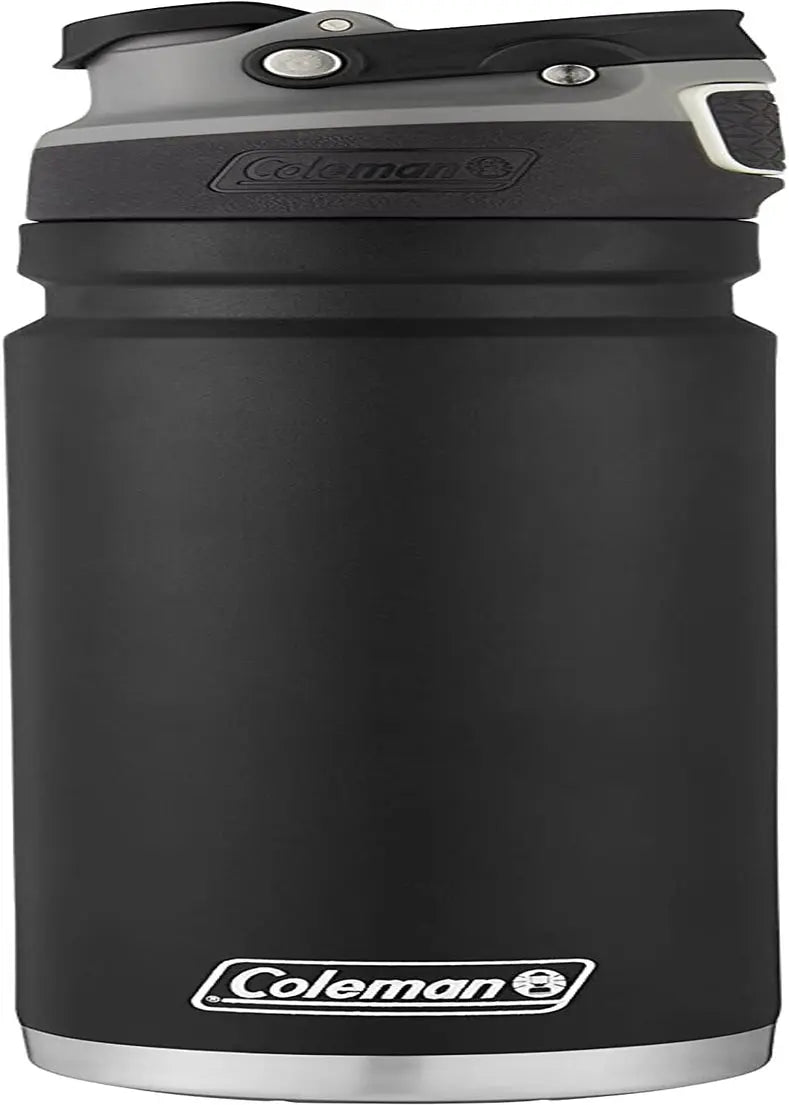 Autoseal Freeflow Stainless Steel Water Bottle, Black, 24Oz